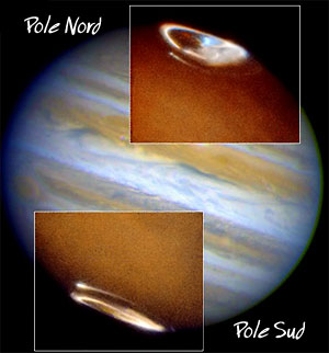 aurores aux pôles de jupiter